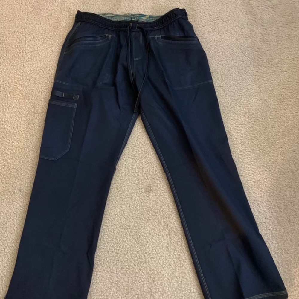 Dickies Cargo Scrub Pants Size M Petite (black)